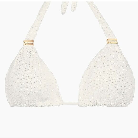 VIX Scales White Halter Bikini Top - Picture 10 of 15